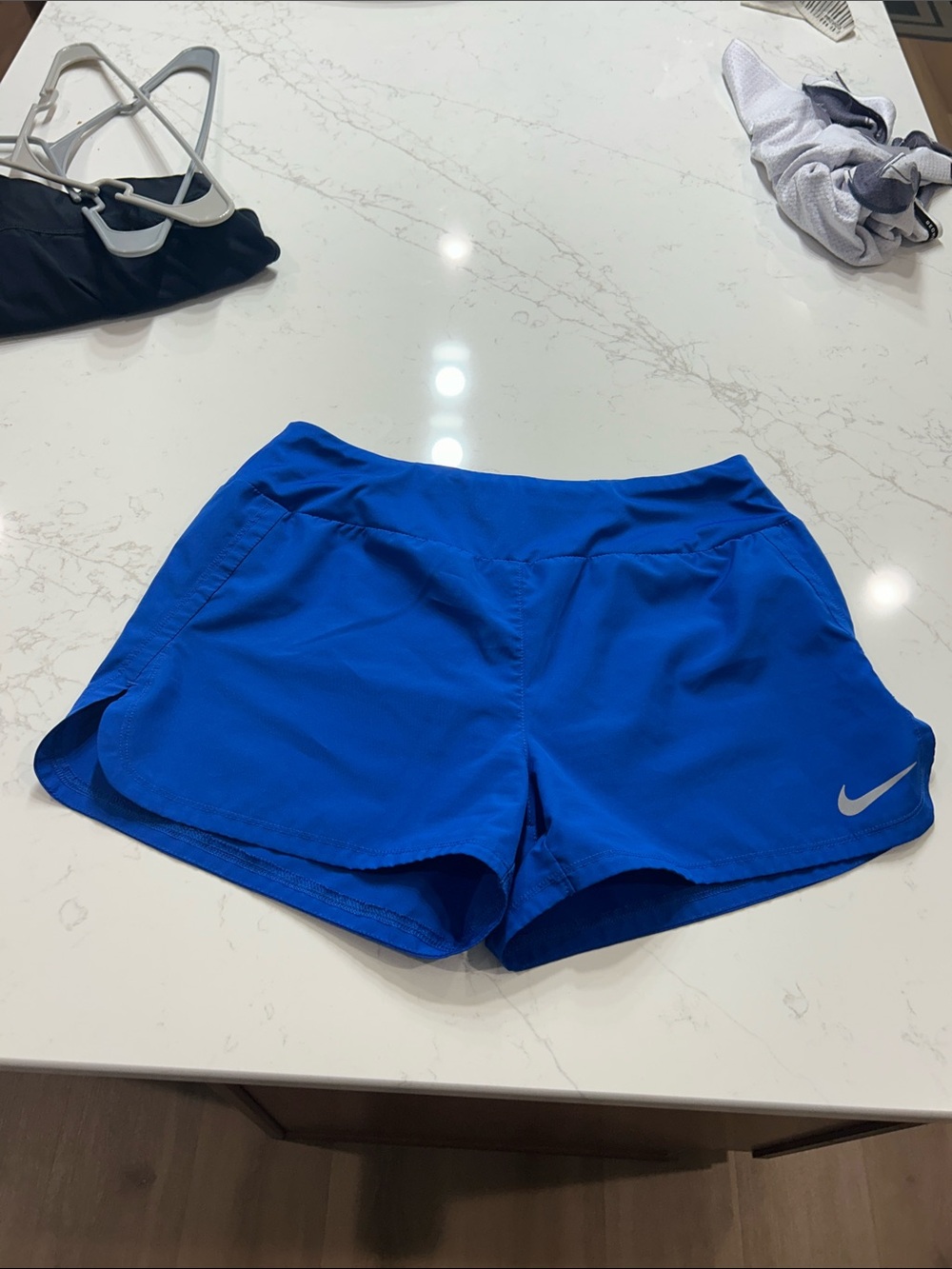 Nike Dri-Fit Women's Royal Blue Athletic Lined Running Shorts